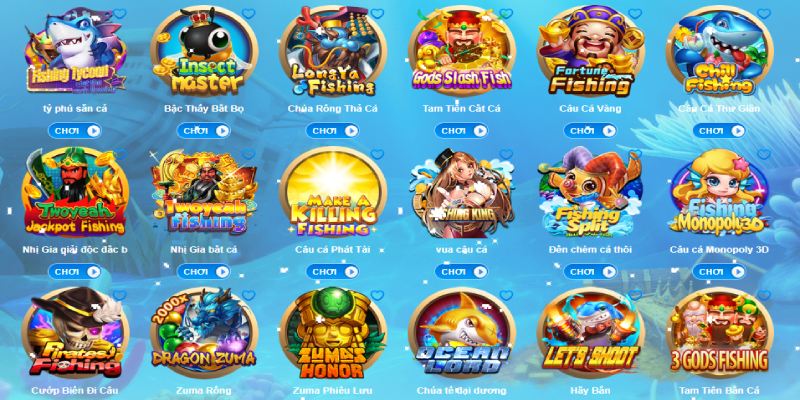 bắn cá rr88 kho game đa dạng